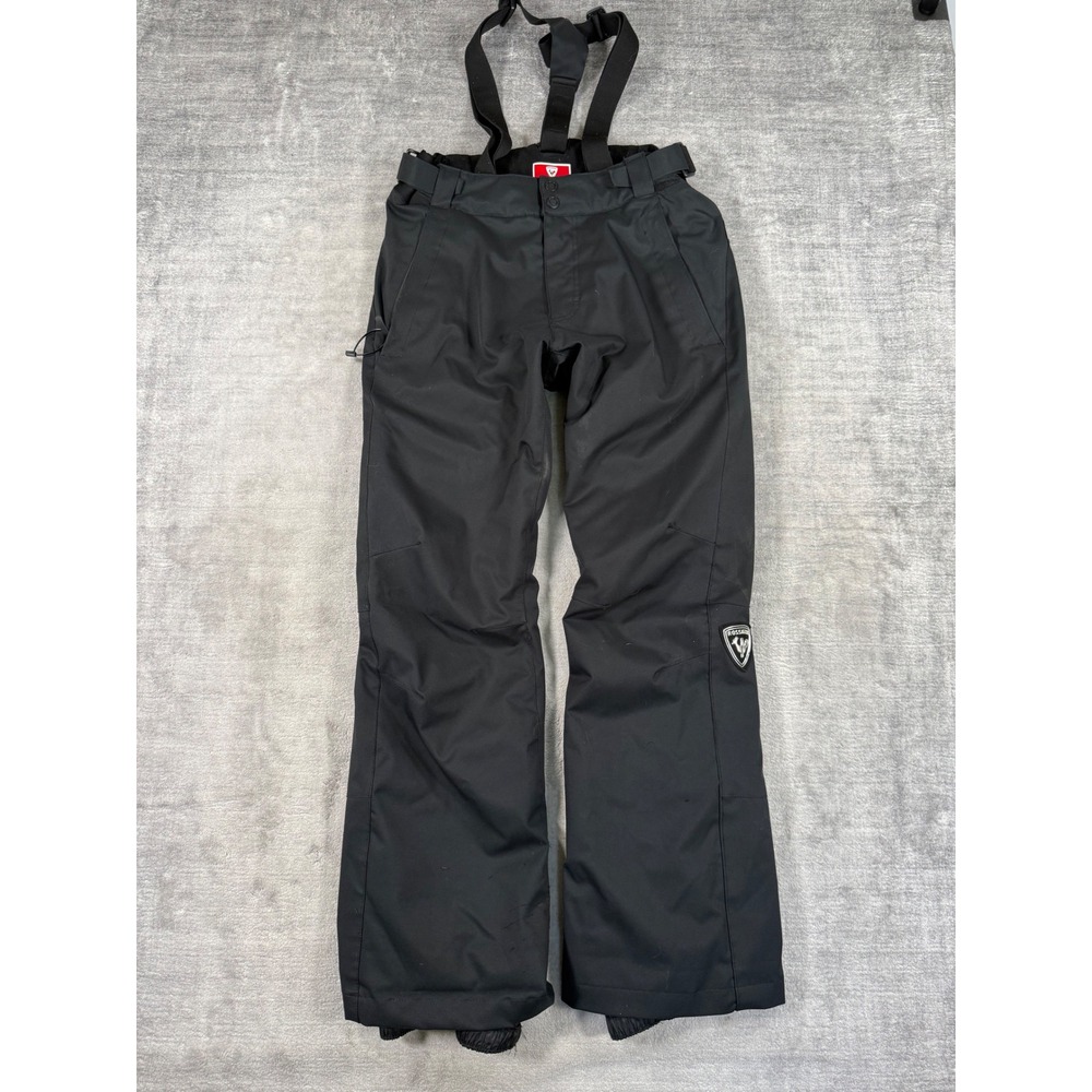 Rossignol Pants Women Medium Black Suspenders Insulated Snow Bib Winter Ski